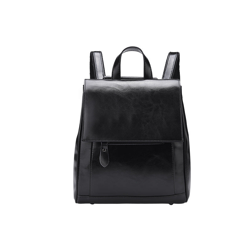 Women's Genuine Leather Retro Backpack