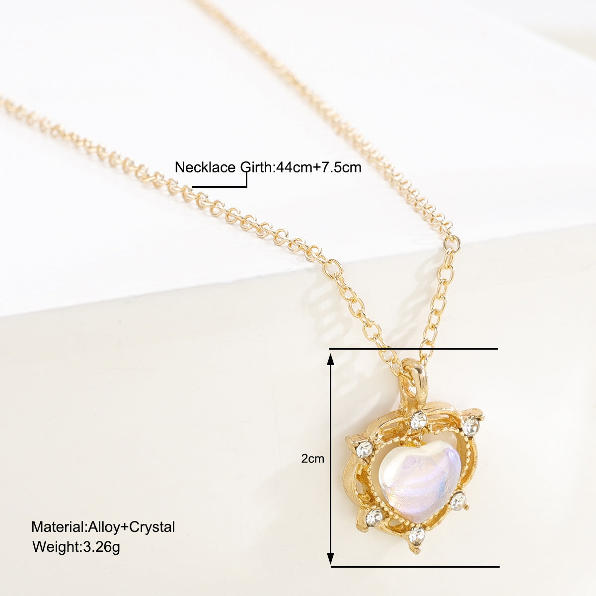 Retro Style Heart Shape Pendant Necklaces