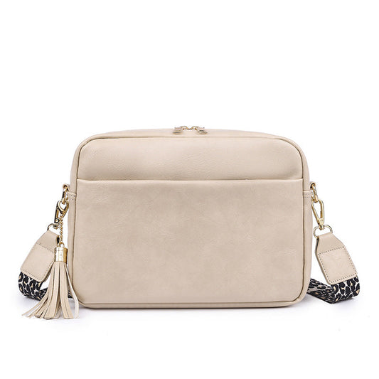 Retro Style White Shoulder Crossbody Bag